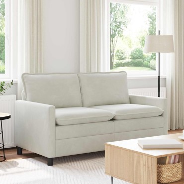 vidaXL Καναπές Κρεμ 156x81x87,5cm Βελούδο