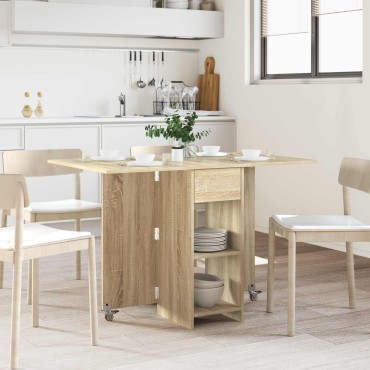 vidaXL Τραπέζι φαγητού 115x70x75cm Επεξεργασμένο Ξύλο 1 τεμ.