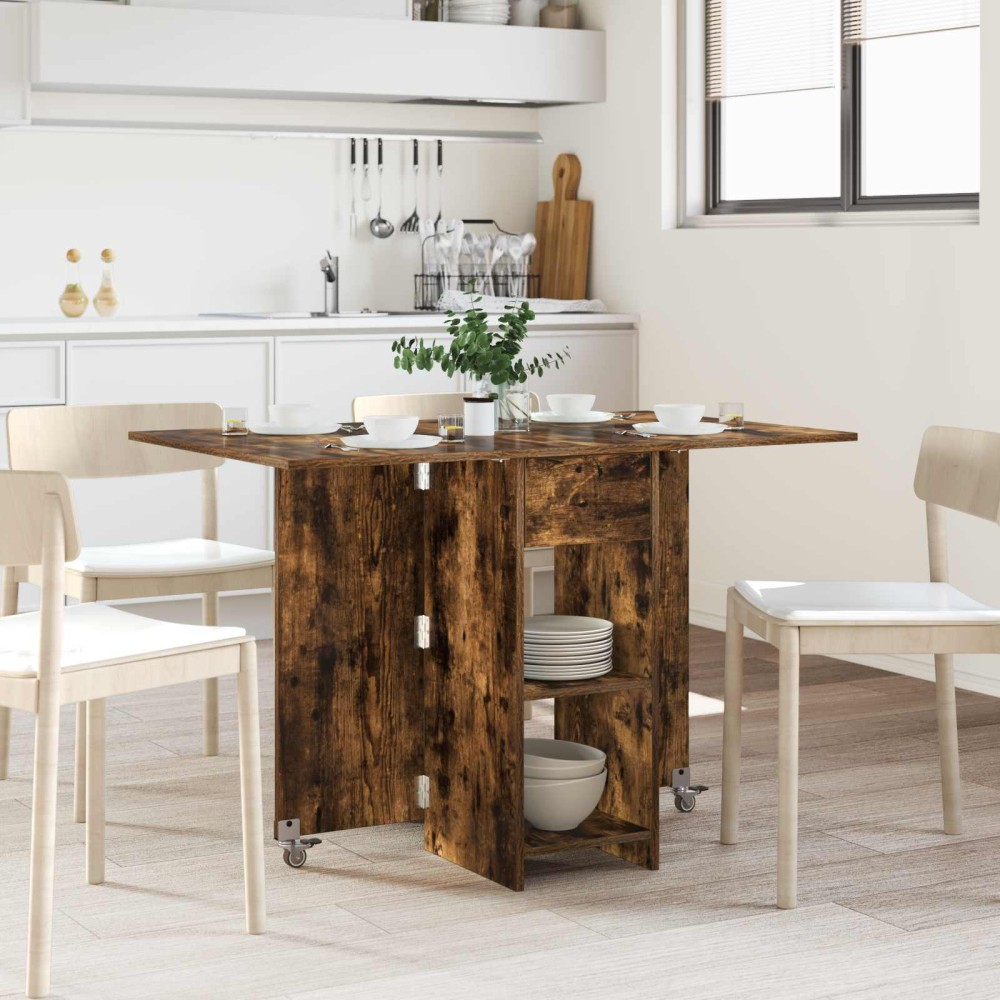 vidaXL Τραπέζι φαγητού 115x70x75cm Επεξεργασμένο Ξύλο 1 τεμ.