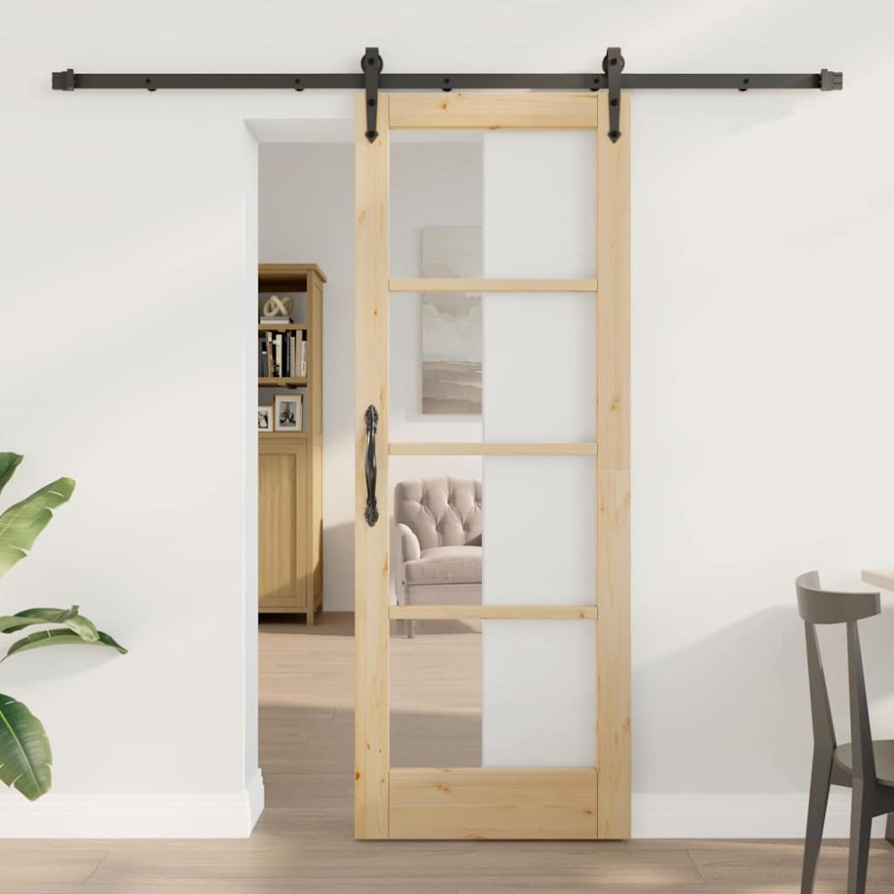 vidaXL Συρόμενη Πόρτα ORKDAL 73,5 x 198,5 εκ. Φυσικό