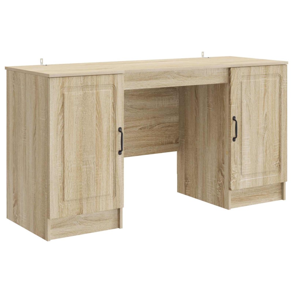 vidaXL Γραφείο Sonoma Δρυς 142,5x50x75cm Επεξεργασμένο Ξύλο 1 τεμ.