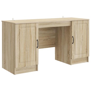 vidaXL Γραφείο Sonoma Δρυς 142,5x50x75cm Επεξεργασμένο Ξύλο 1 τεμ.