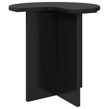 vidaXL Τραπεζάκι Πλευράς Μαύρο 39x38cm Επεξεργασμένο Ξύλο 1 τεμ.