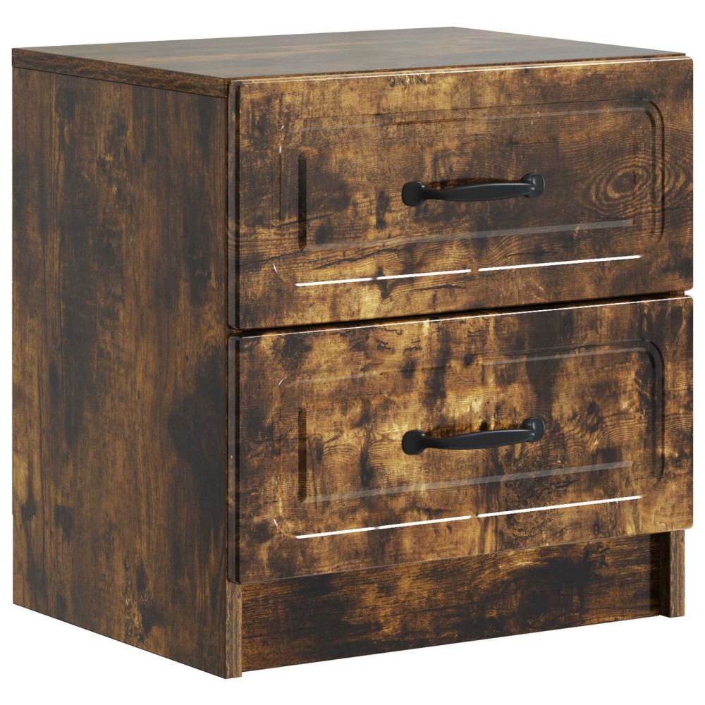 vidaXL Κομοδίνο Καπνισμένο Ξύλο Δρυός 43x34,5x44,5 εκ 1 τεμ.