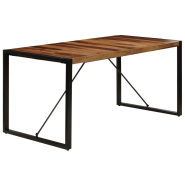 vidaXL Τραπεζαρία 160x80x75cm από Μασίφ Ξύλο Ακακίας 1 τεμ.