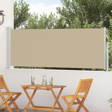 vidaXL Ανακλινόμενος Πλευρικός Απλώστρα 300 x 100 cm Πολυεστέρας
