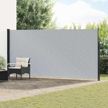 vidaXL Ανακλινόμενος Πλευρικός Απλώστρα Γκρι 500 x 180 εκ. Πολυεστέρας