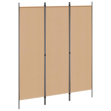 vidaXL Διαχωριστικό Δωματίου Μπεζ 150x180cm Ύφασμα 1 τεμ.