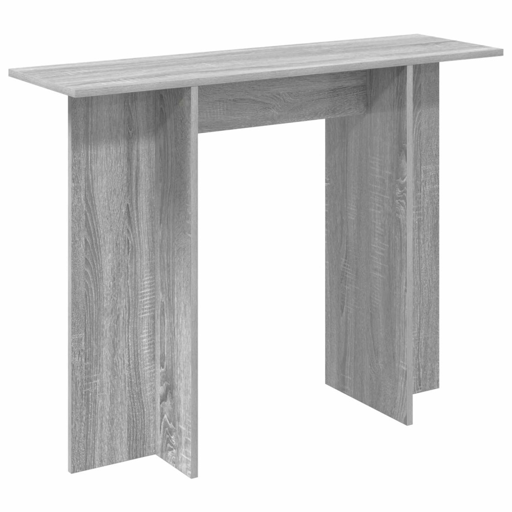 vidaXL Τραπέζι κονσόλας Γκρι Sonoma 100x30x75 εκ