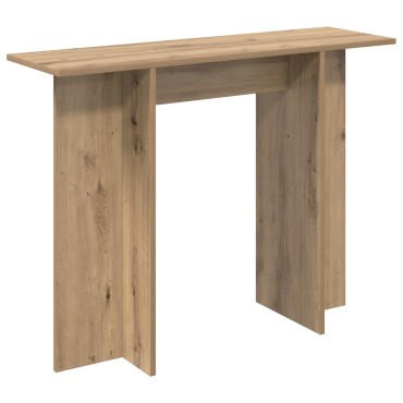vidaXL Τραπέζι κονσόλας Artisan Δρυς 100x30x75 εκ