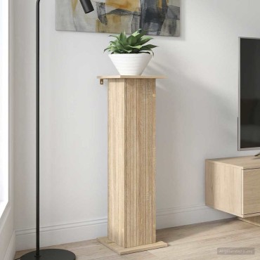 vidaXL Βάση φυτών Sonoma Δρυς 30,5 x 30 x 100,5 εκ Επεξεργασμένο Ξύλο