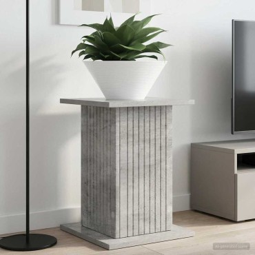 vidaXL Βάση φυτών 2 τμχ. Γκρι Σκυροδέματος 30,5 x 30 x 43 εκ