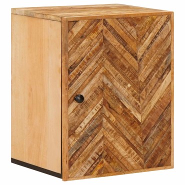 vidaXL Κρεμαστό ντουλάπι Καφέ 38x33,5x48cm Στερεό ξύλο μάνγκο