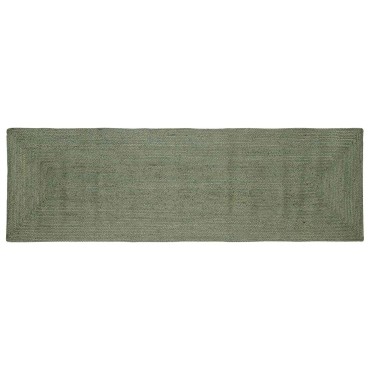 vidaXL Χαλί Περιοχής Λαδί 80x200cm Γιούτα