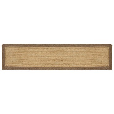 vidaXL Χαλί Περιοχής Γκρι 60x200cm Γιούτα