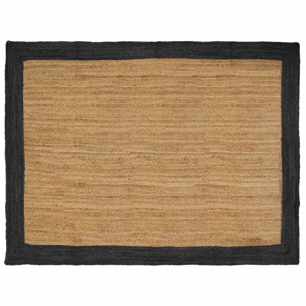 vidaXL Χαλί Περιοχής Σκούρο Γκρι 240x340cm Γιούτα