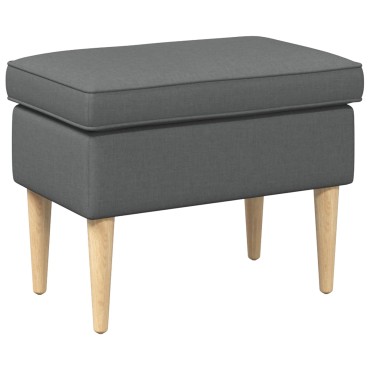vidaXL Πολυθρόνα Ποδιών Σκούρο Γκρι 55x35x41 εκ