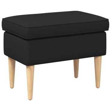 vidaXL Πολυθρόνα Ποδιών Μαύρο 55x35x41 εκ