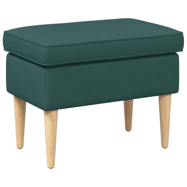 vidaXL Πολυθρόνα Ποδιών Σκούρο Πράσινο 55x35x41 εκ