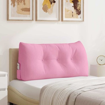 vidaXL Μαξιλάρι Πλάτης Ροζ 100 x 24 x 50 εκ ύφασμα