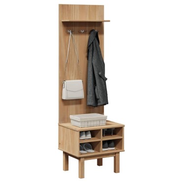vidaXL Έπιπλο χωλ OTTA 50x40x160cm Μασίφ Ξύλο Πεύκου