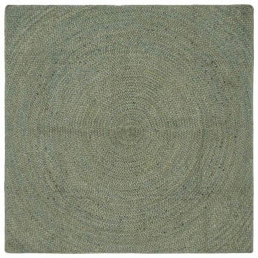 vidaXL Χαλιά χώρου Λαδί 160x160cm Γιούτα
