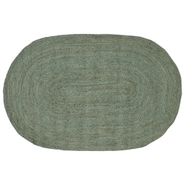 vidaXL Χαλιά χώρου Λαδί 100x152cm Γιούτα