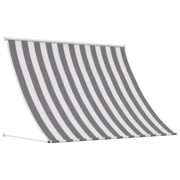 vidaXL Αντιανεμικό Γκρι και Λευκό 350 x 150 cm