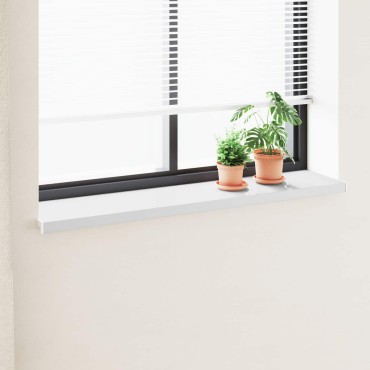 vidaXL Σαβανωτό Παραθύρου Λευκό 140 x 30 x 4,5 εκ PVC