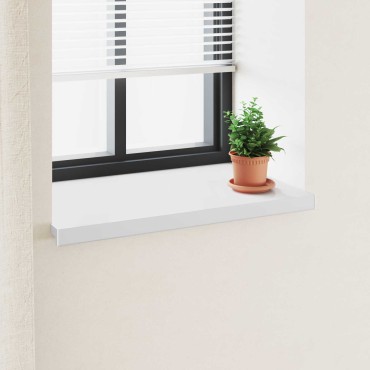 vidaXL Σαβανωτό Παραθύρου Λευκό 60 x 50 x 4,5 εκ PVC