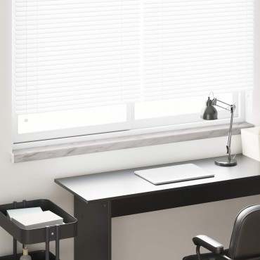vidaXL Σαβανωτό Παραθύρου Υφή Μάρμαρου 160 x 10 x 4,5 εκ PVC