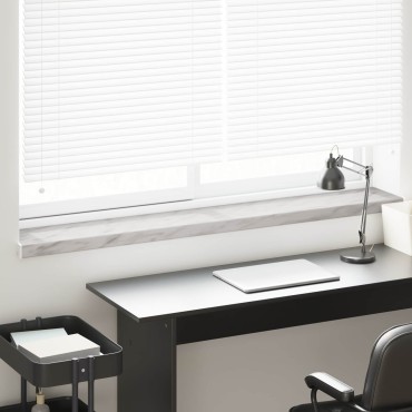 vidaXL Σαβανωτό Παραθύρου Υφή Μάρμαρου 160 x 25 x 4,5 εκ PVC