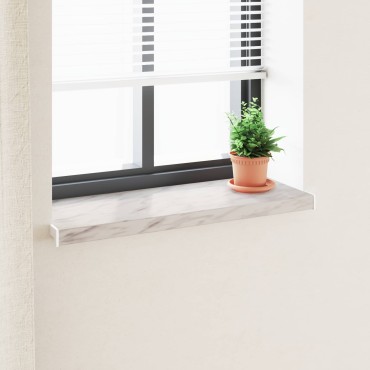 vidaXL Σαβανωτό Παραθύρου Υφή Μάρμαρου 60 x 35 x 4,5 εκ PVC
