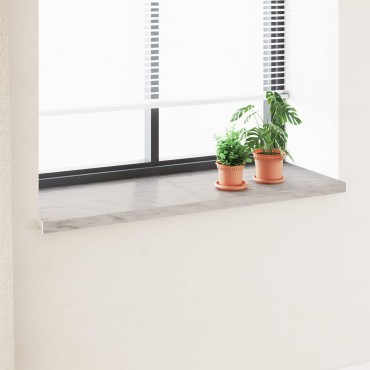 vidaXL Σαβανωτό Παραθύρου Υφή Μάρμαρου 160 x 50 x 4,5 εκ PVC