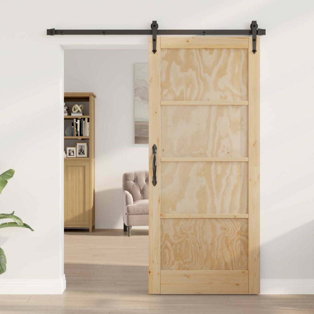 vidaXL Εσωτερική Πόρτα Φυσικό 86 x 198,5 cm Κόντρα πλακέ
