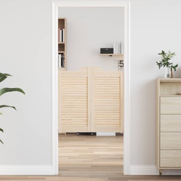 vidaXL Πόρτες Swing Φυσικό 80 x 40 cm Μασίφ Ξύλο Πεύκου