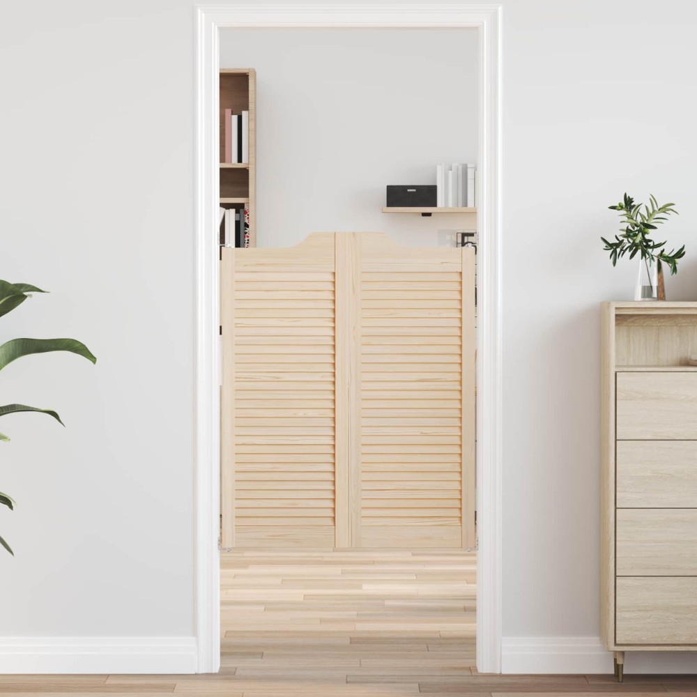 vidaXL Πόρτες Swing Φυσικό 100 x 40 cm Μασίφ Ξύλο Πεύκου