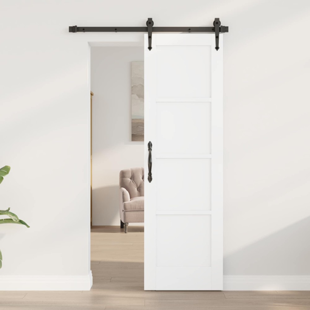 vidaXL Εσωτερική Πόρτα Λευκό 61 x 198,5 εκ. Κόντρα πλακέ