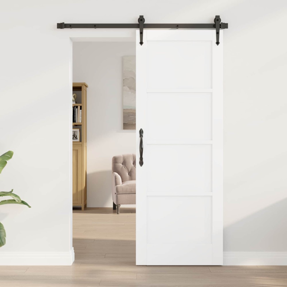 vidaXL Εσωτερική Πόρτα Λευκό 73,5 x 198,5 εκ. Κόντρα πλακέ
