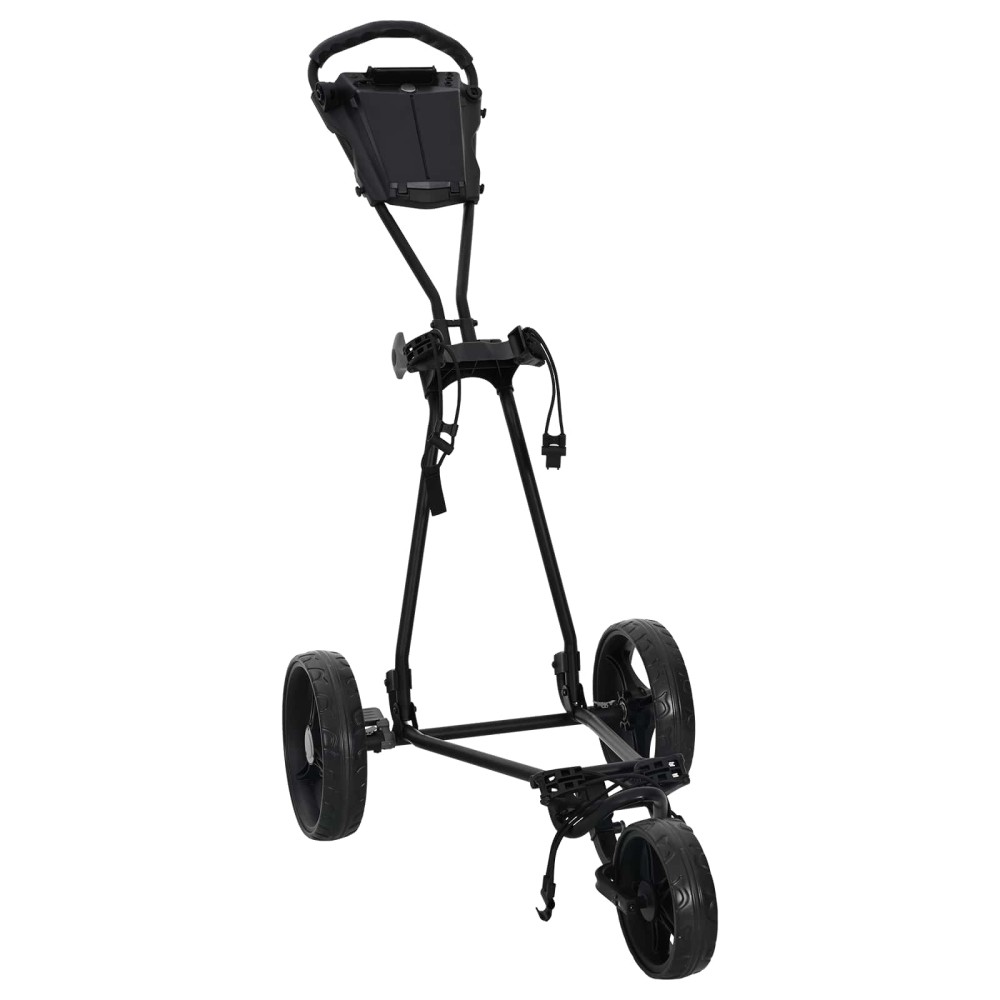 vidaXL Καρότσι Γκολφ Μαύρο 95 x 60 x 130 εκ. Σίδερο