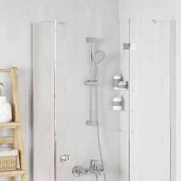 vidaXL Βάση Κεφαλής Ντους Χρωμέ 70 cm Ανοξείδωτο Ατσάλι