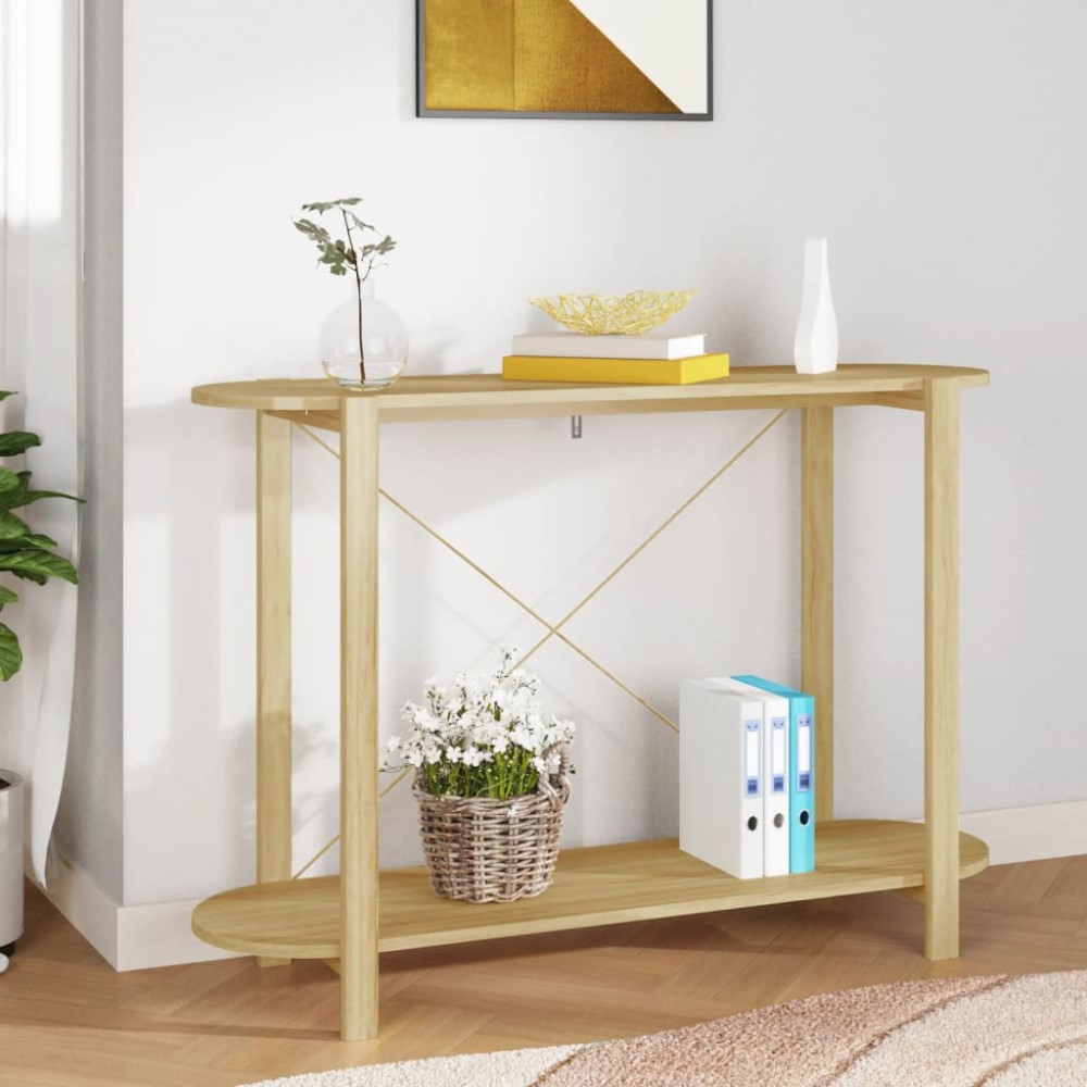 vidaXL Τραπέζι Κονσόλα 110x38x75cm από Επεξεργασμένο Ξύλο 1 τεμ.