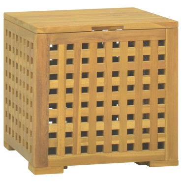 vidaXL Μπαούλο για Σχοινιά 40x40x40cm από Μασίφ Ξύλο Teak 1 τεμ.