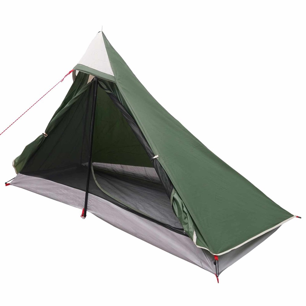 vidaXL Κατασκήνωση για Πεζοπορία Πράσινο 222 x 85 x 125 εκ