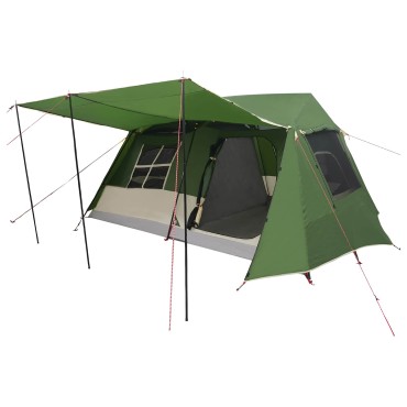vidaXL Σκηνή τούνελ Πράσινο 400 x 278 x 182 εκ