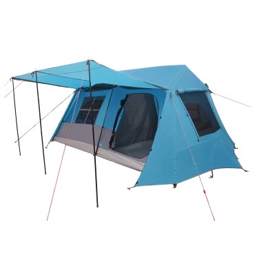 vidaXL Σκηνή τούνελ Μπλε 400 x 278 x 182 εκ
