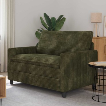 vidaXL Καναπές Πράσινο 126x81x87,5cm Πολυεστέρας