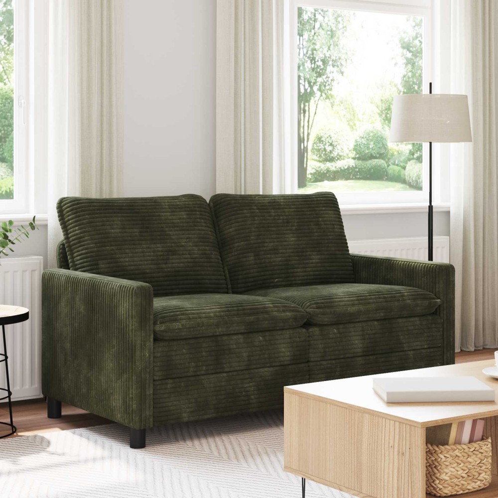 vidaXL Καναπές Πράσινο 156x81x87,5cm Πολυεστέρας