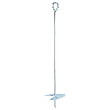 vidaXL Γείωση 2 τμχ. Ø10 x 50 εκ Γαλβανισμένο Μέταλλο Ασημί