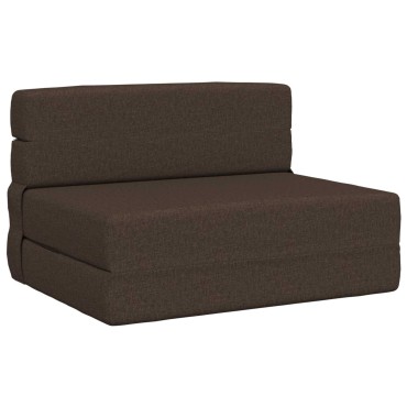 vidaXL Κρεβάτι Καναπέ Αναδιπλούμενο Taupe 70x72x60cm Ύφασμα